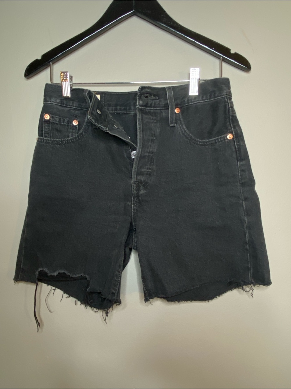 Levi's Black Women's Denim Shorts